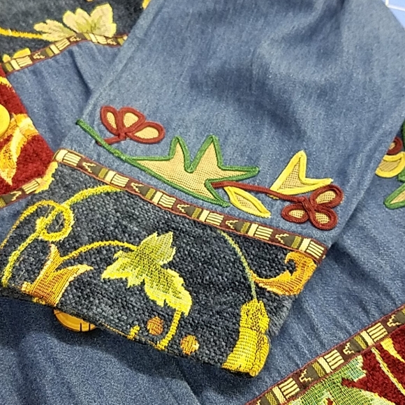 Sante' Classics XL Denim Beautiful Design Jacket - Picture 10 of 11